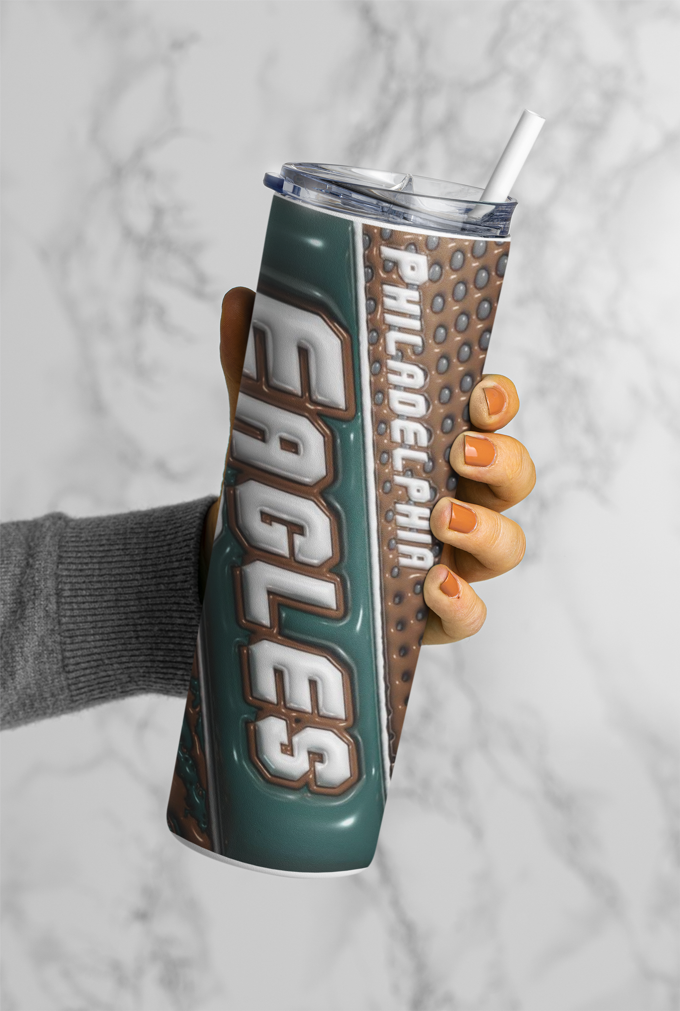 Football Game Day 20oz Sublimation Tumbler Wrap – Ready to Print for Sports Fans