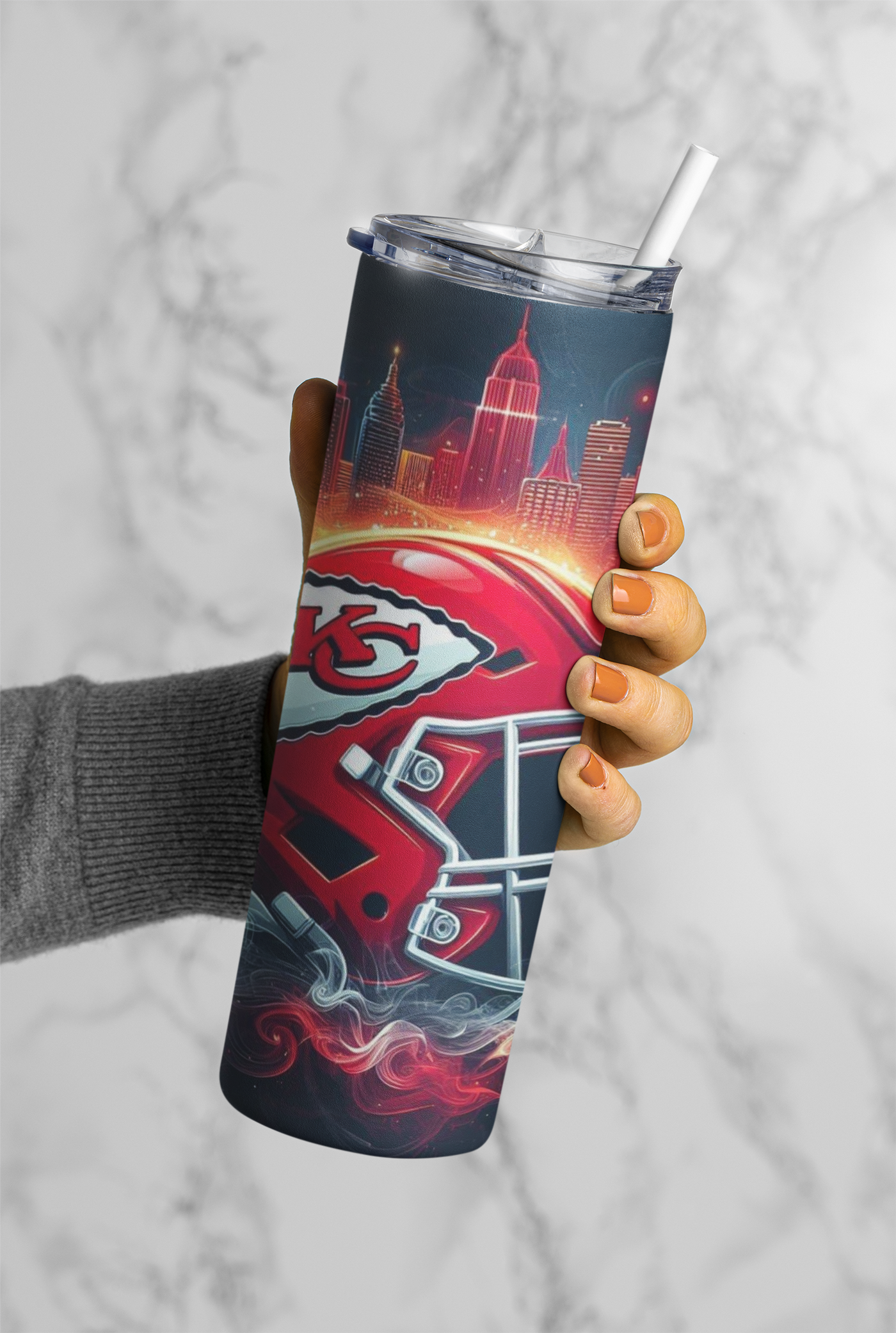 Football Game Day 20oz Sublimation Tumbler Wrap – Ready to Print for Sports Fans