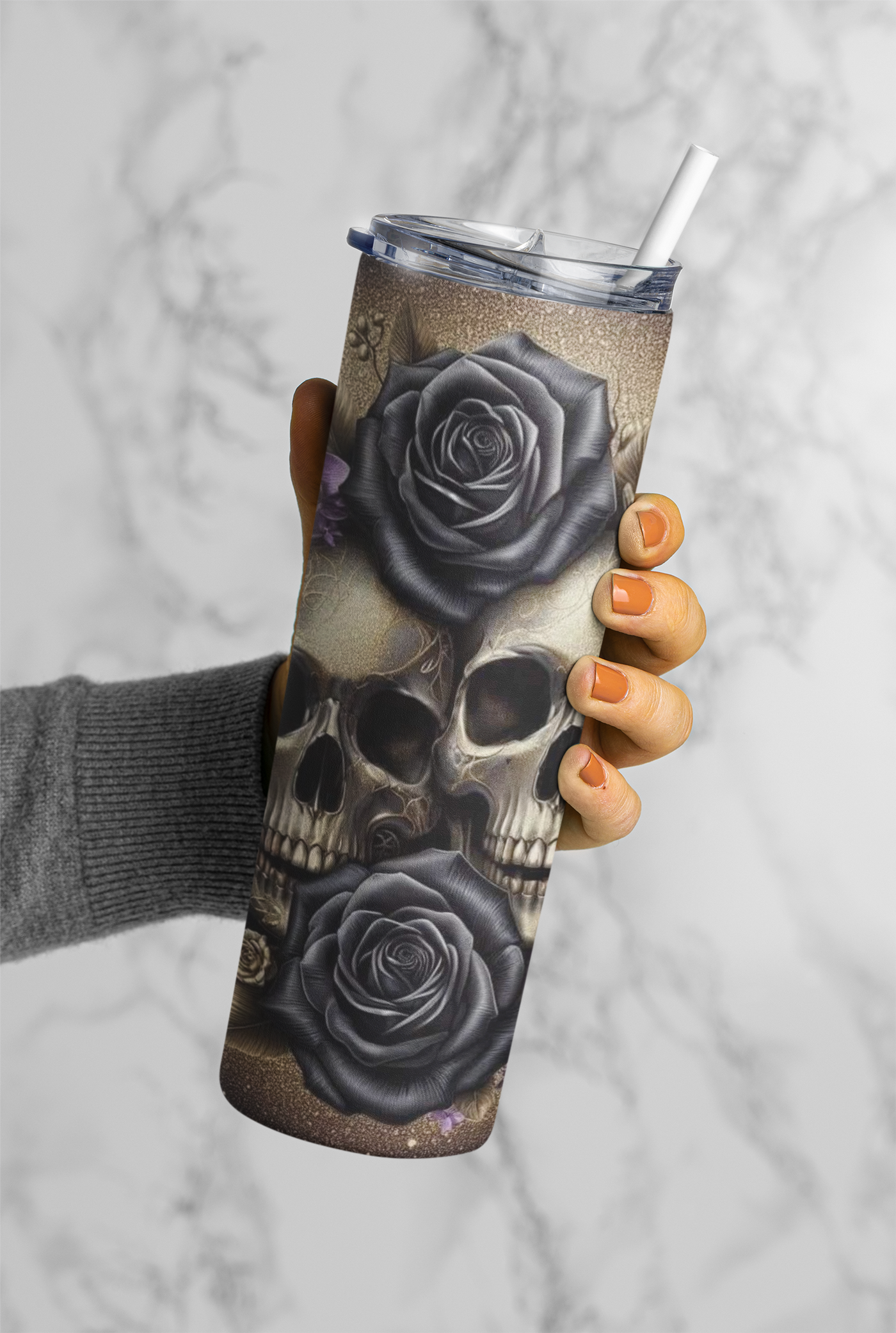 skull  20oz sublimation print