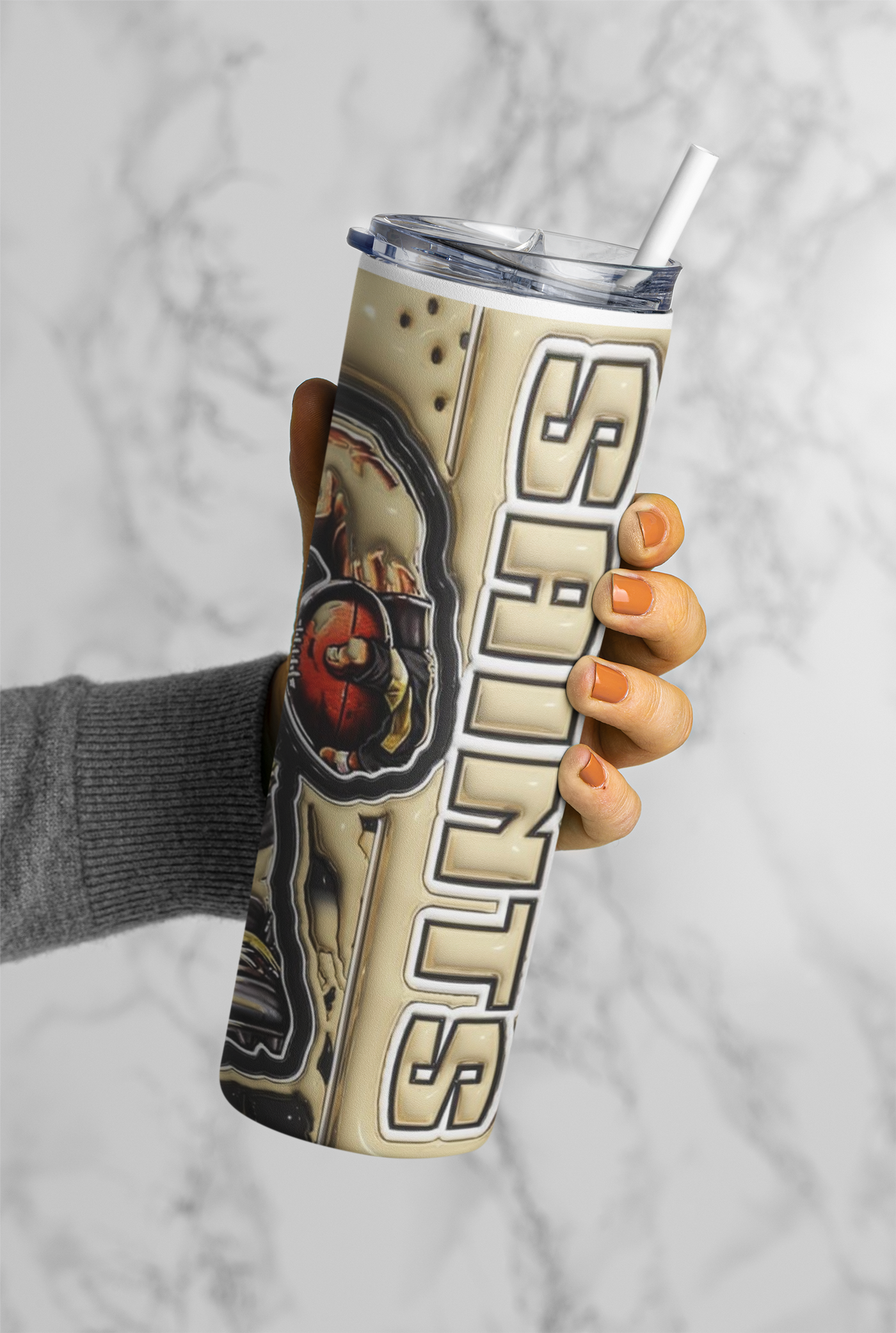 Football Game Day 20oz Sublimation Tumbler Wrap – Ready to Print for Sports Fans