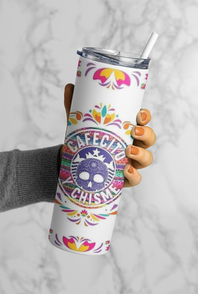 Cafecito y Chisme  20oz sublimation print