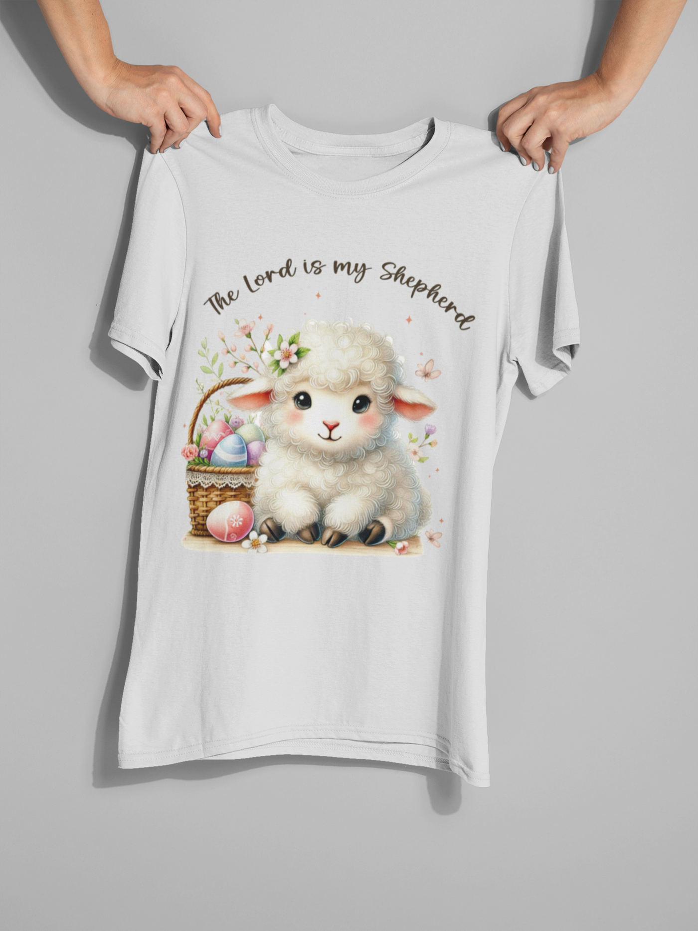 The Lord is My Shepherd DTF Transfer – Inspirational Psalm 23 Christian Design