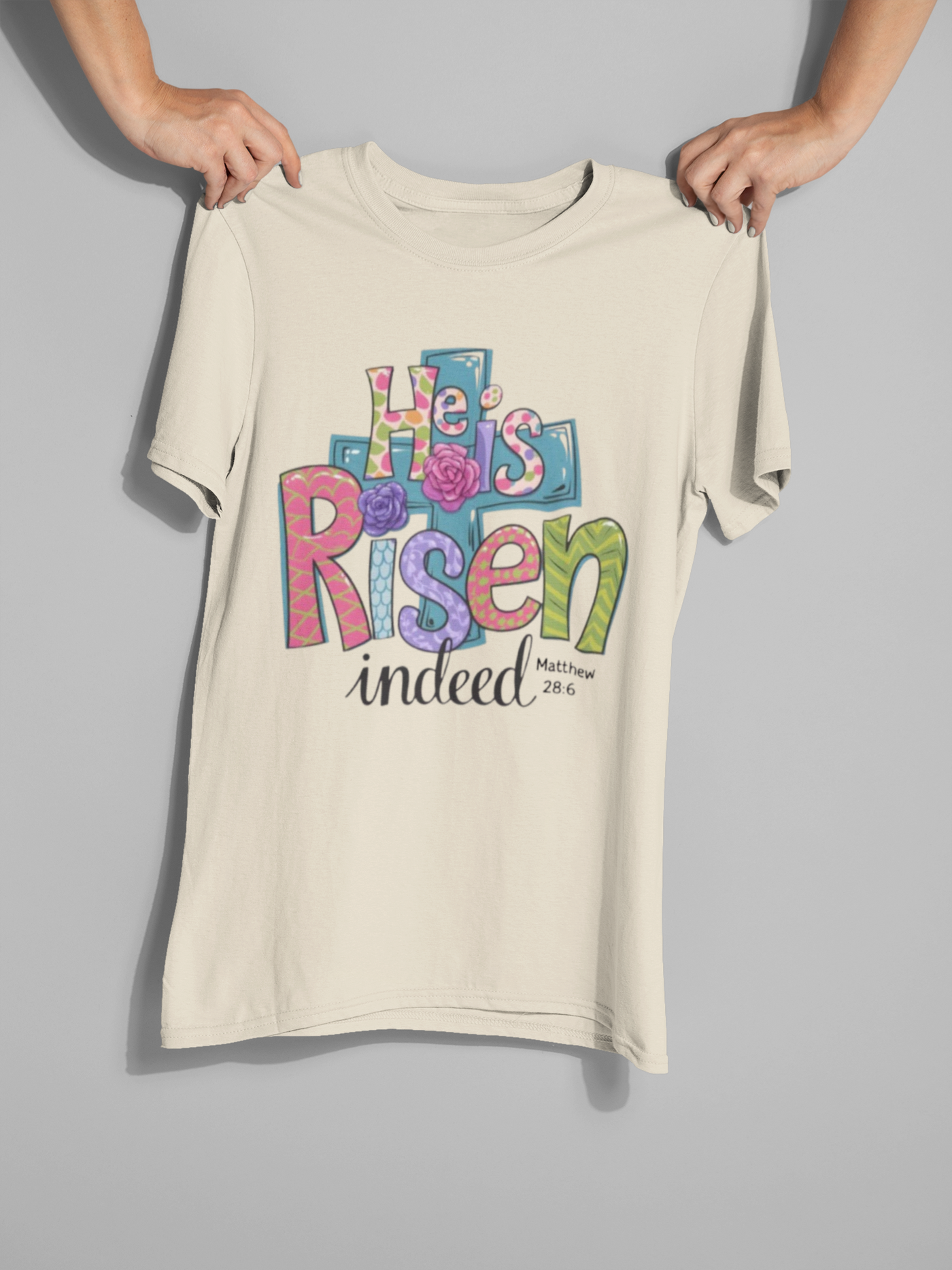 He is Risen DTF Transfer – Ready to Press Christian Easter Design