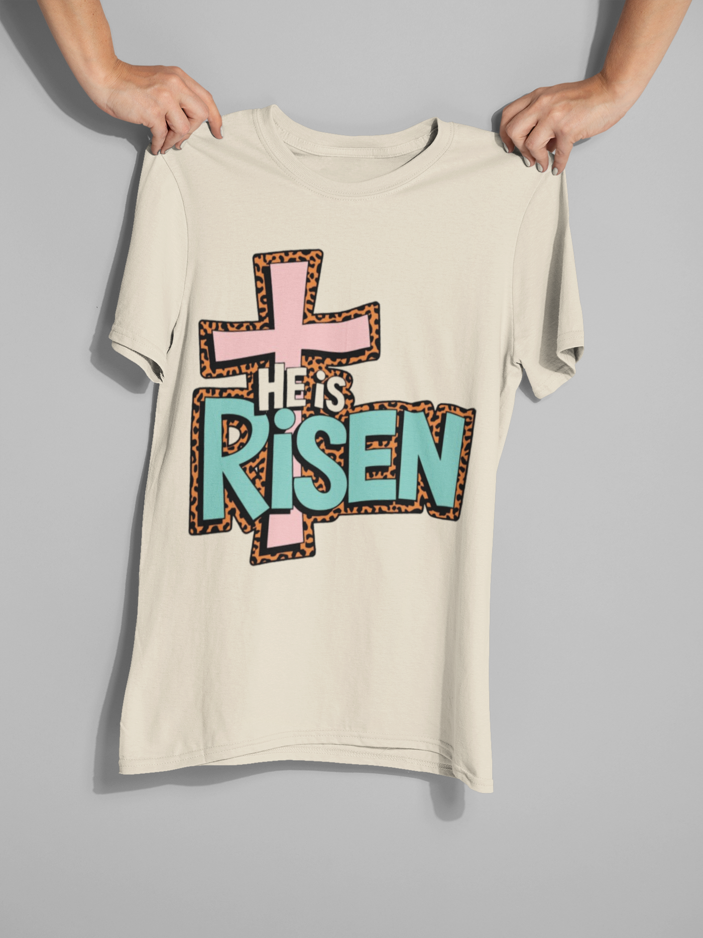 He is Risen DTF Transfer – Ready to Press Christian Easter Design