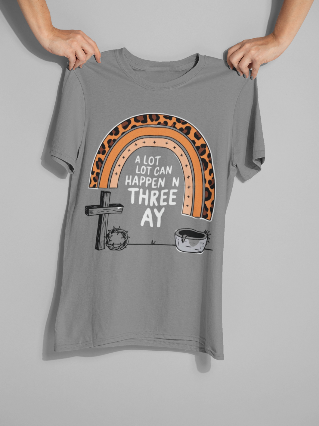 A Lot Can Happen in 3 Days DTF Transfer – Christian Easter Ready-to-Press Design