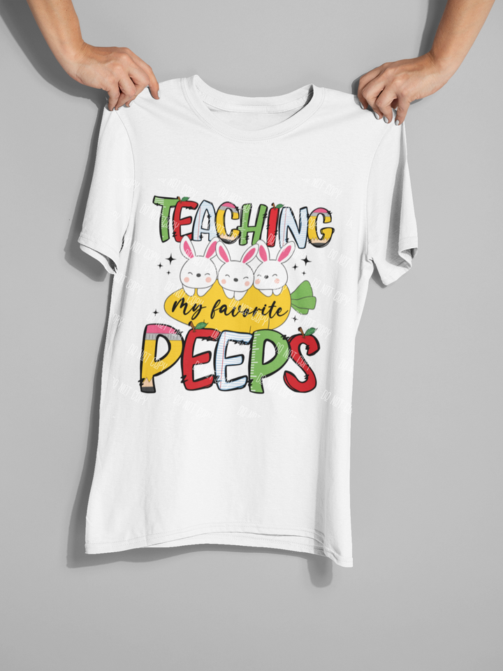 Chillin' With My Peeps DTF Transfer – Ready to Press Easter Design