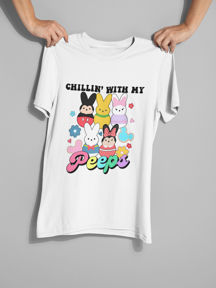 Chillin' With My Peeps DTF Transfer – Ready to Press Easter Design