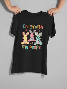 Chillin' With My Peeps DTF Transfer – Ready to Press Easter Design