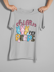 Chillin' With My Peeps DTF Transfer – Ready to Press Easter Design