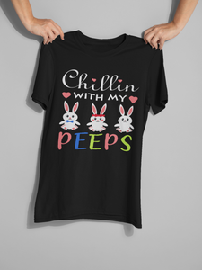 Chillin' With My Peeps DTF Transfer – Ready to Press Easter Design