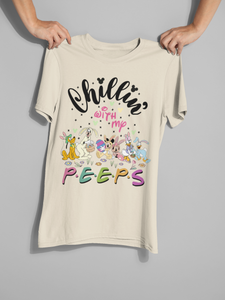 Chillin' With My Peeps DTF Transfer – Ready to Press Easter Design