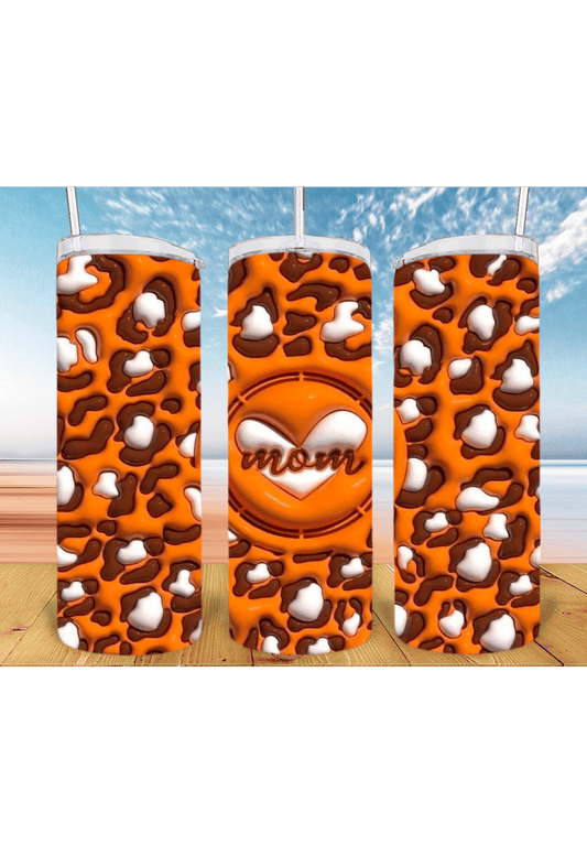 Mom 3D 20oz Tumbler Sublimation Print - KT SUBLIMATION, DTF AND MORE LLC