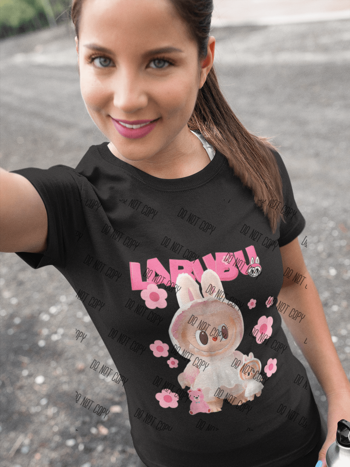 Monster DTF Transfer – Cute Pop Mart Character for T-Shirts & Apparel