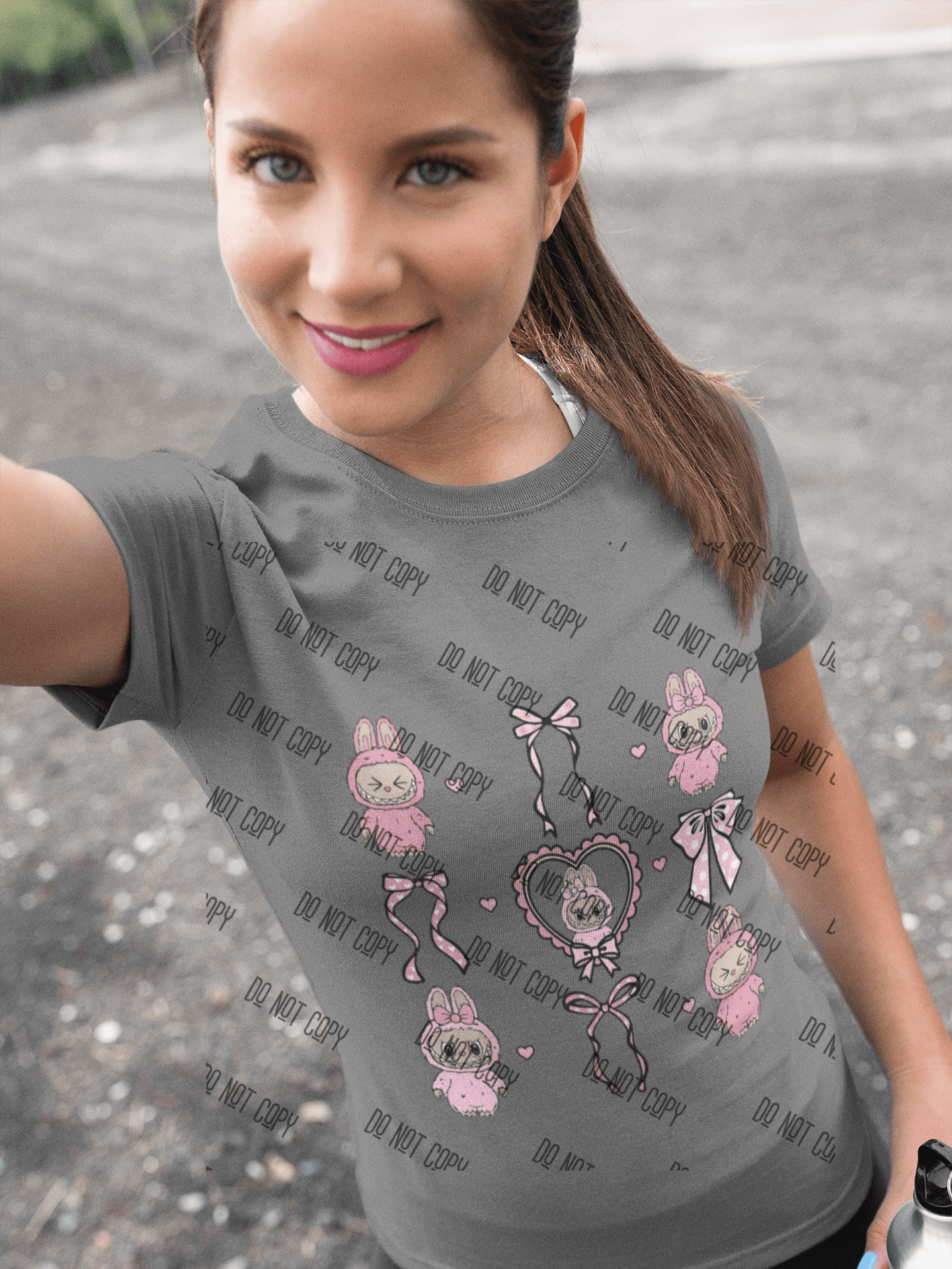 Monster DTF Transfer – Cute Pop Mart Character for T-Shirts & Apparel