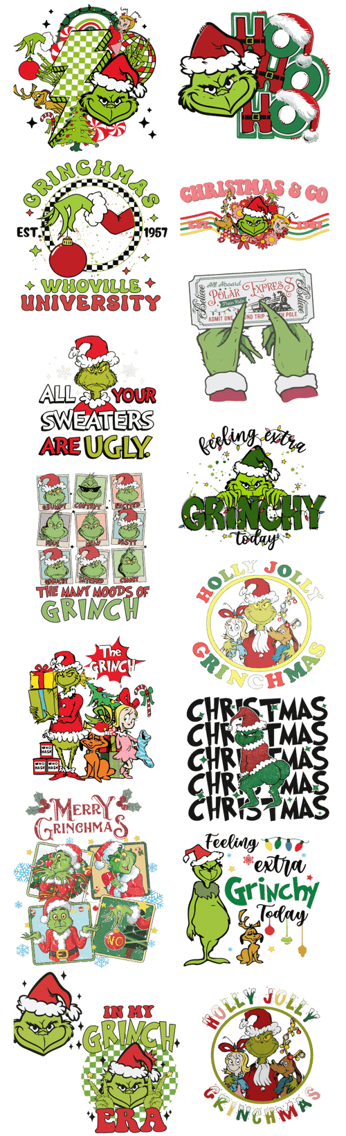 Mr. Green Pre - Made Gang Sheet DTF | Ready - to - Press | Bold & Vibrant Designs - KT SUBLIMATION, DTF AND MORE LLC