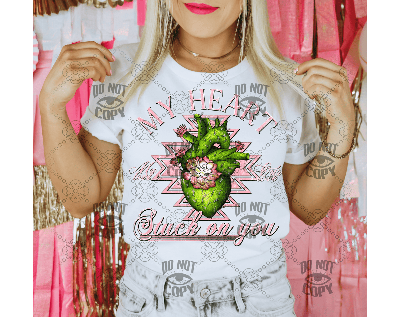My heart stuck on you DTF - KT SUBLIMATION, DTF AND MORE LLC