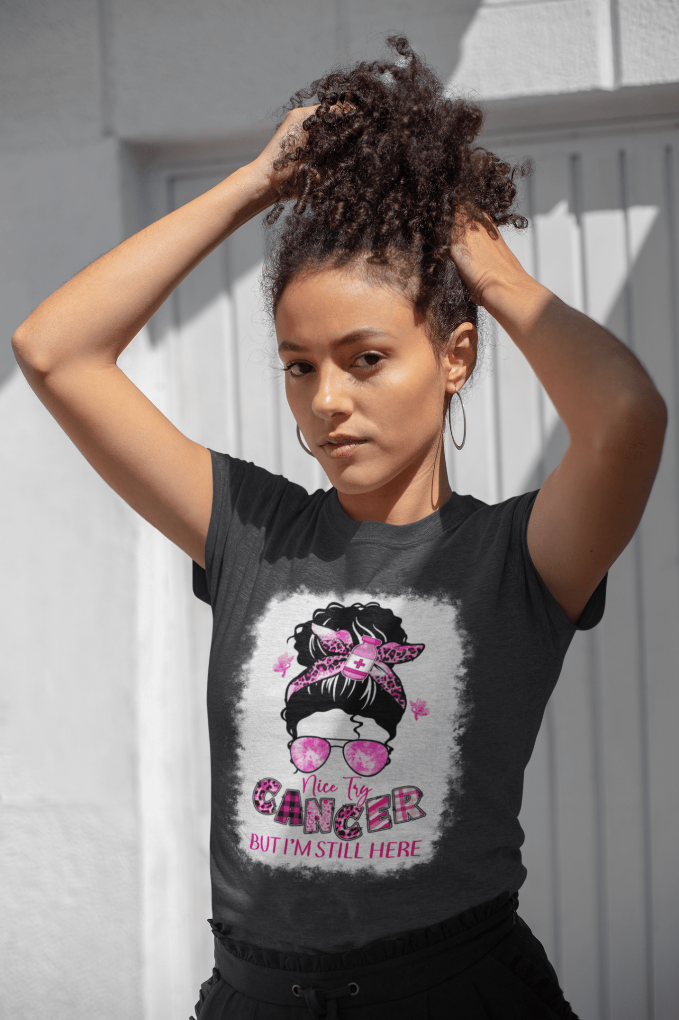 Nice Try Cancer but I'm Still here DTF - KT SUBLIMATION, DTF AND MORE LLC