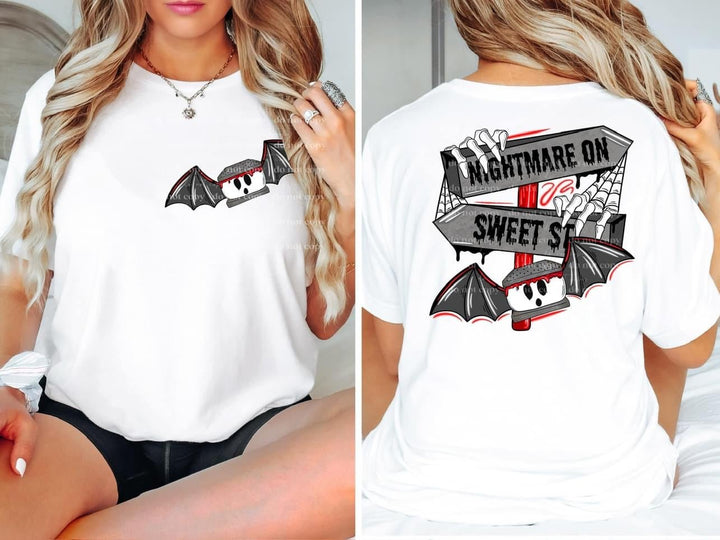 Nightmare on Sweet St DTF ready to press transfer - KT SUBLIMATION, DTF AND MORE LLC