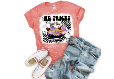 No tricks DTF halloween ready to press transfer - KT SUBLIMATION, DTF AND MORE LLC