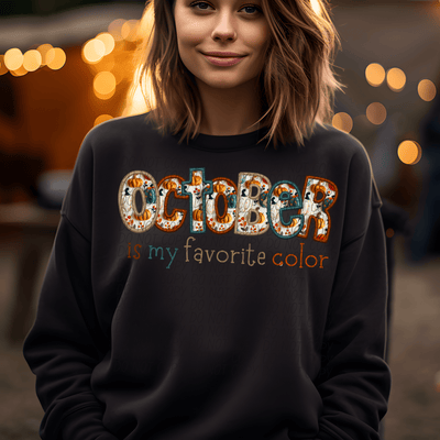 October is my favorite Color DTF - KT SUBLIMATION, DTF AND MORE LLC
