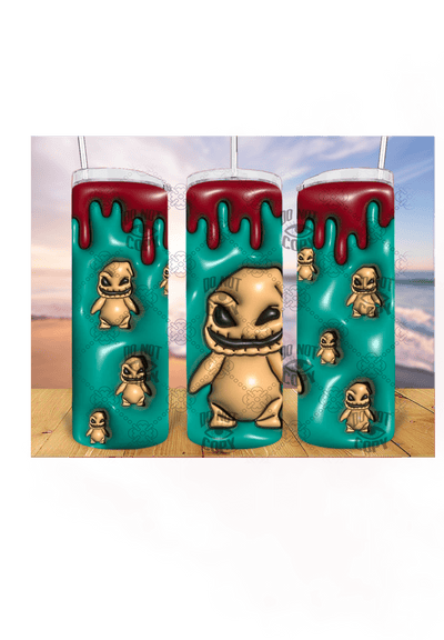 Oggie Boggie 3D 20oz Tumbler Sublimation Print - KT SUBLIMATION, DTF AND MORE LLC