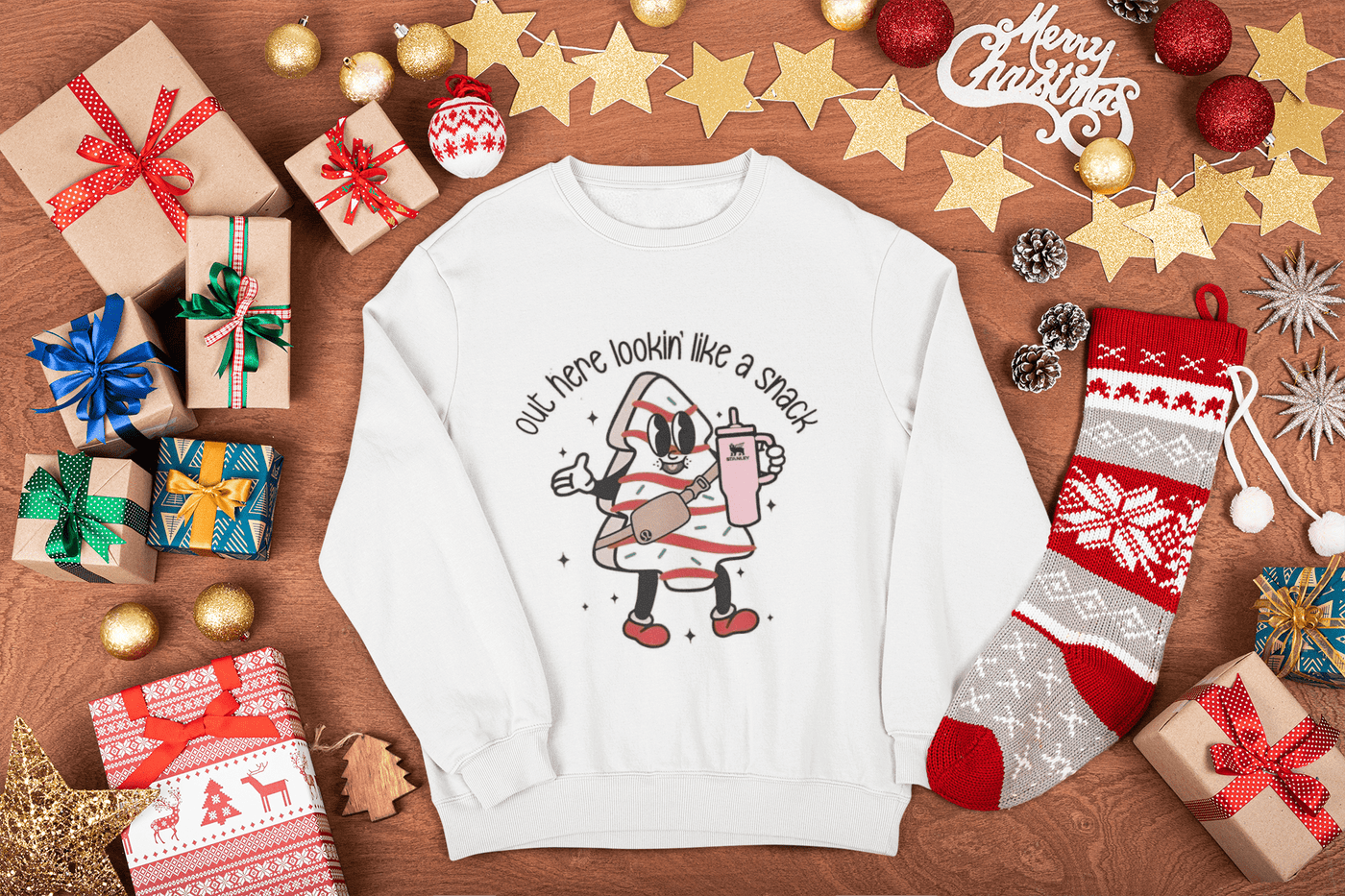 Out Here lookin like a snack DTF - KT SUBLIMATION, DTF AND MORE LLC