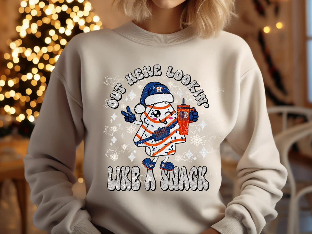 Out here looking like a snack Astros DTF - KT SUBLIMATION, DTF AND MORE LLC