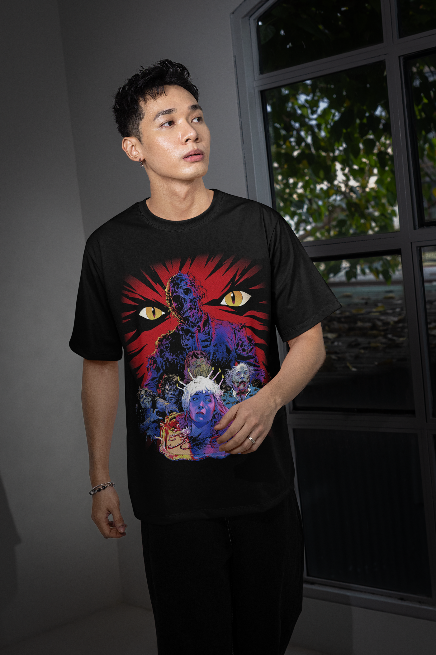 Scary Movie Halloween DTF Transfer – Spooky Horror Inspired Ready-to-Press Design