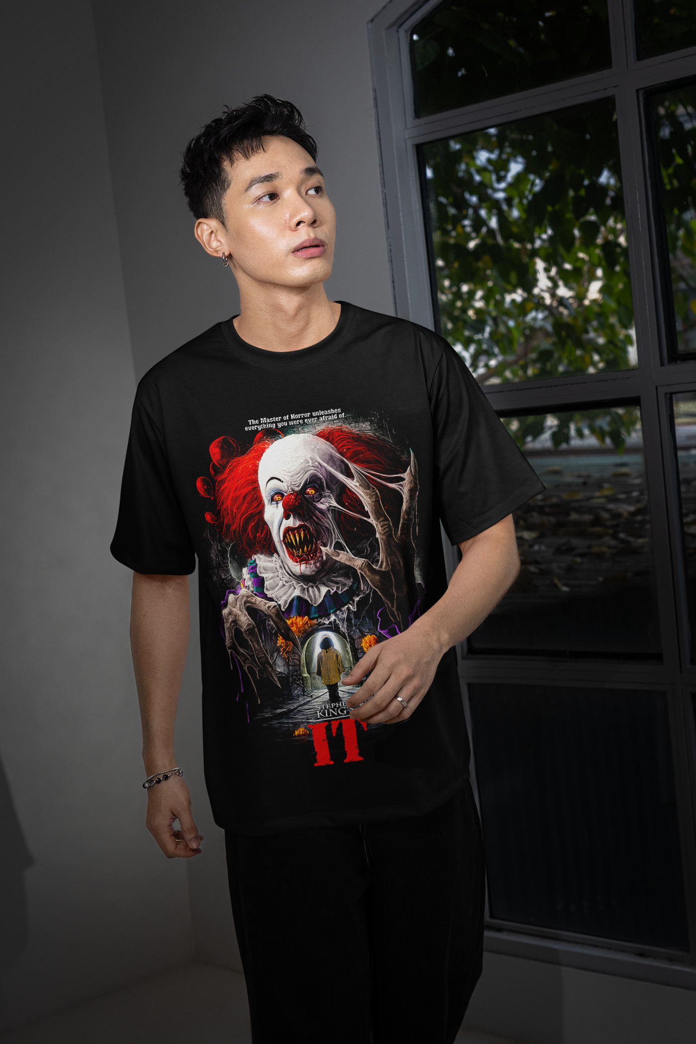Scary Movie Halloween DTF Transfer – Spooky Horror Inspired Ready-to-Press Desig