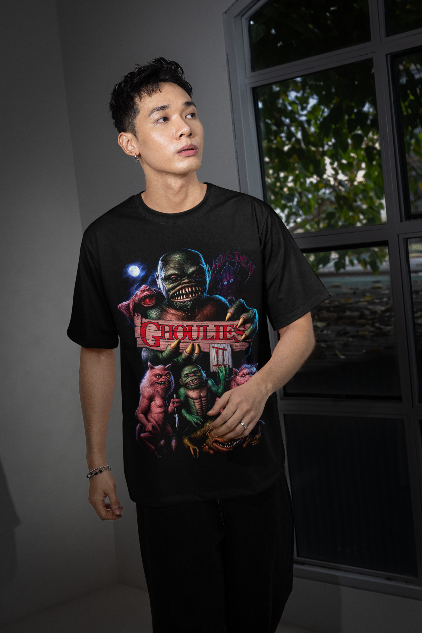 Scary Movie Halloween DTF Transfer – Spooky Horror Inspired Ready-to-Press Design