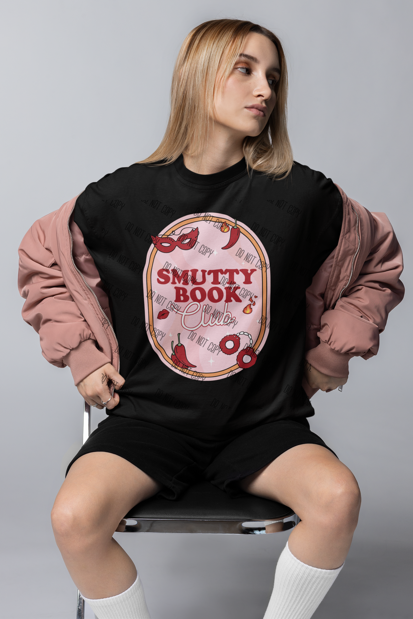 Smutty Book Lover DTF Transfer | Spicy Romance Reader | Ready-to-Press Heat Transfer