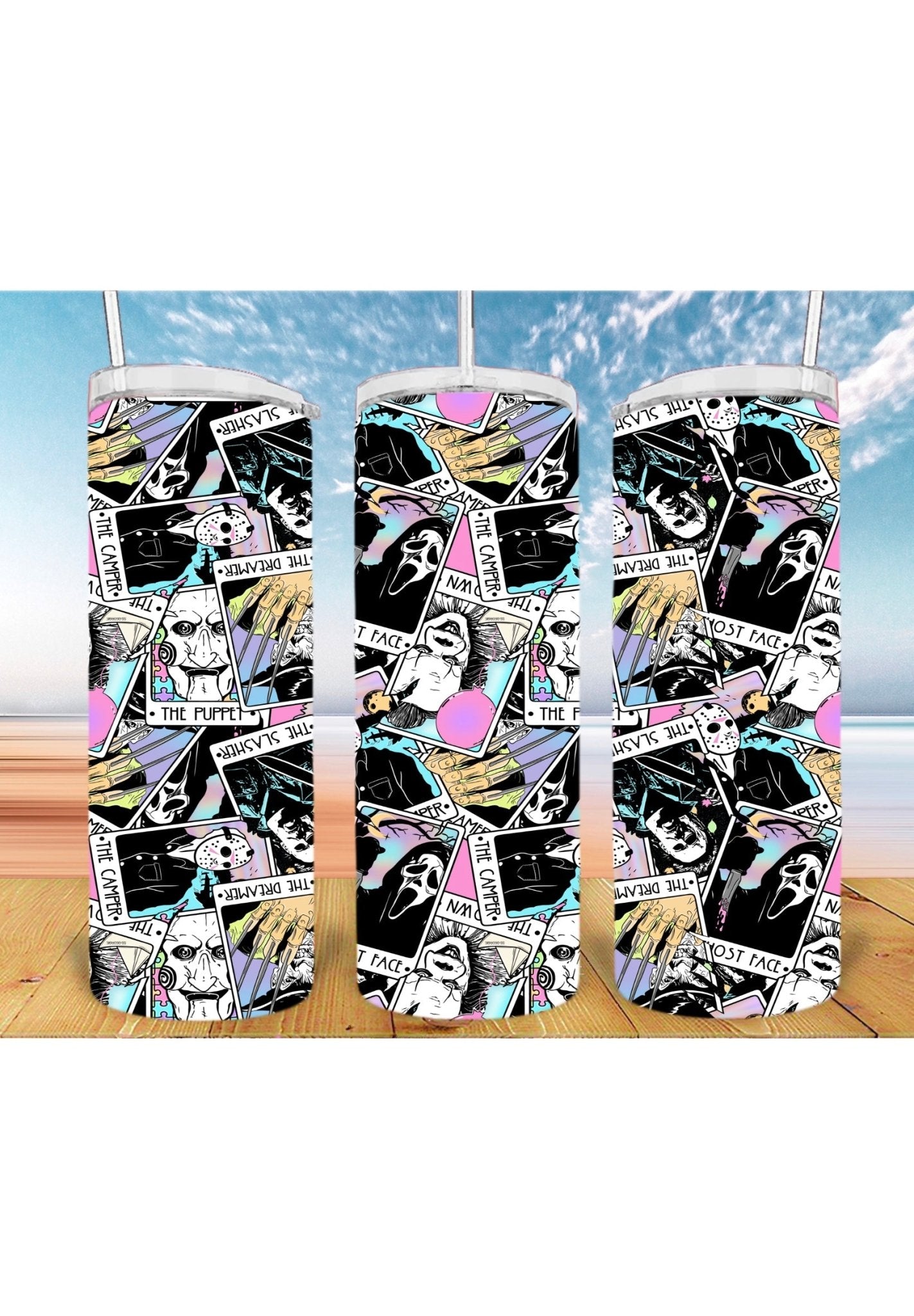 Pastel Horror Tarot 20oz Tumbler Sublimation Print