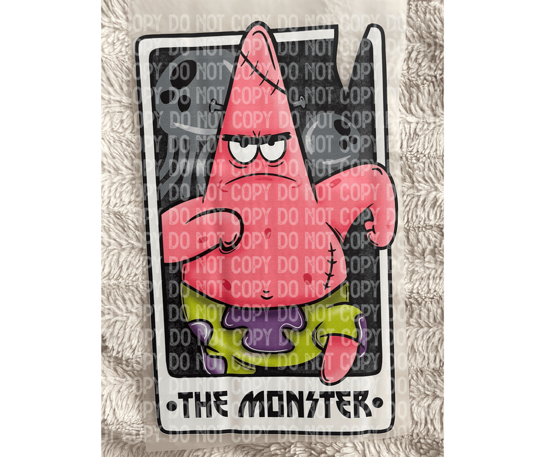 Patrick The monster DTF ready to press Transfer - KT SUBLIMATION, DTF AND MORE LLC