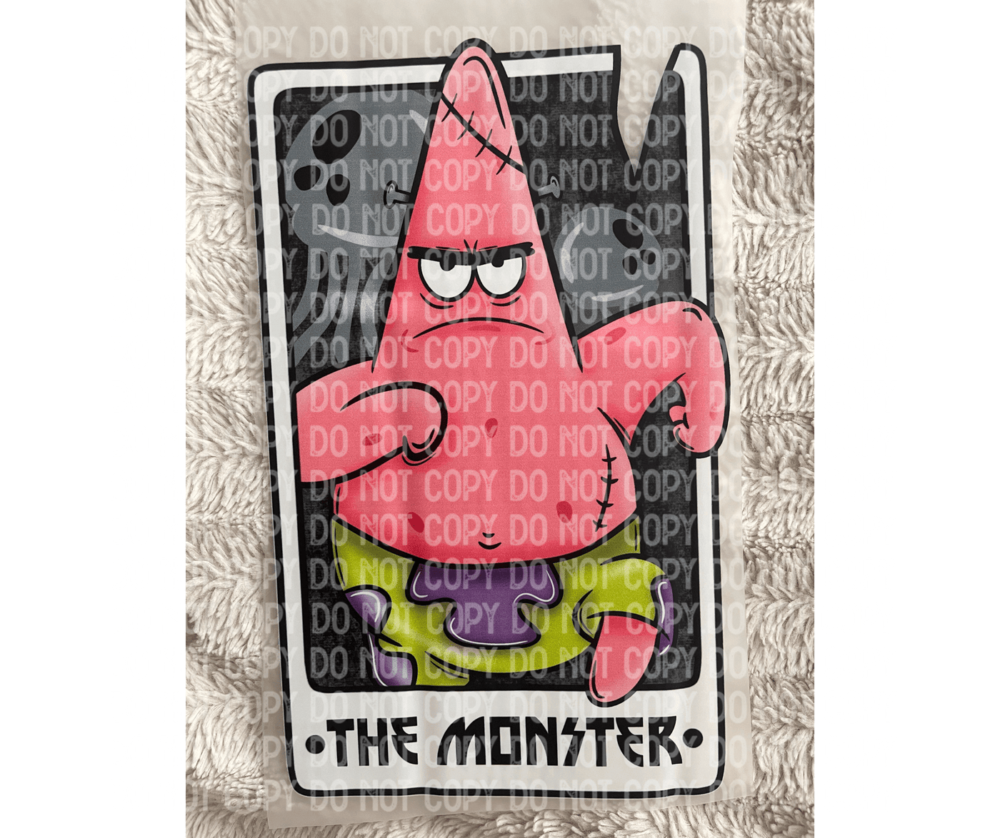 Patrick The monster DTF ready to press Transfer - KT SUBLIMATION, DTF AND MORE LLC