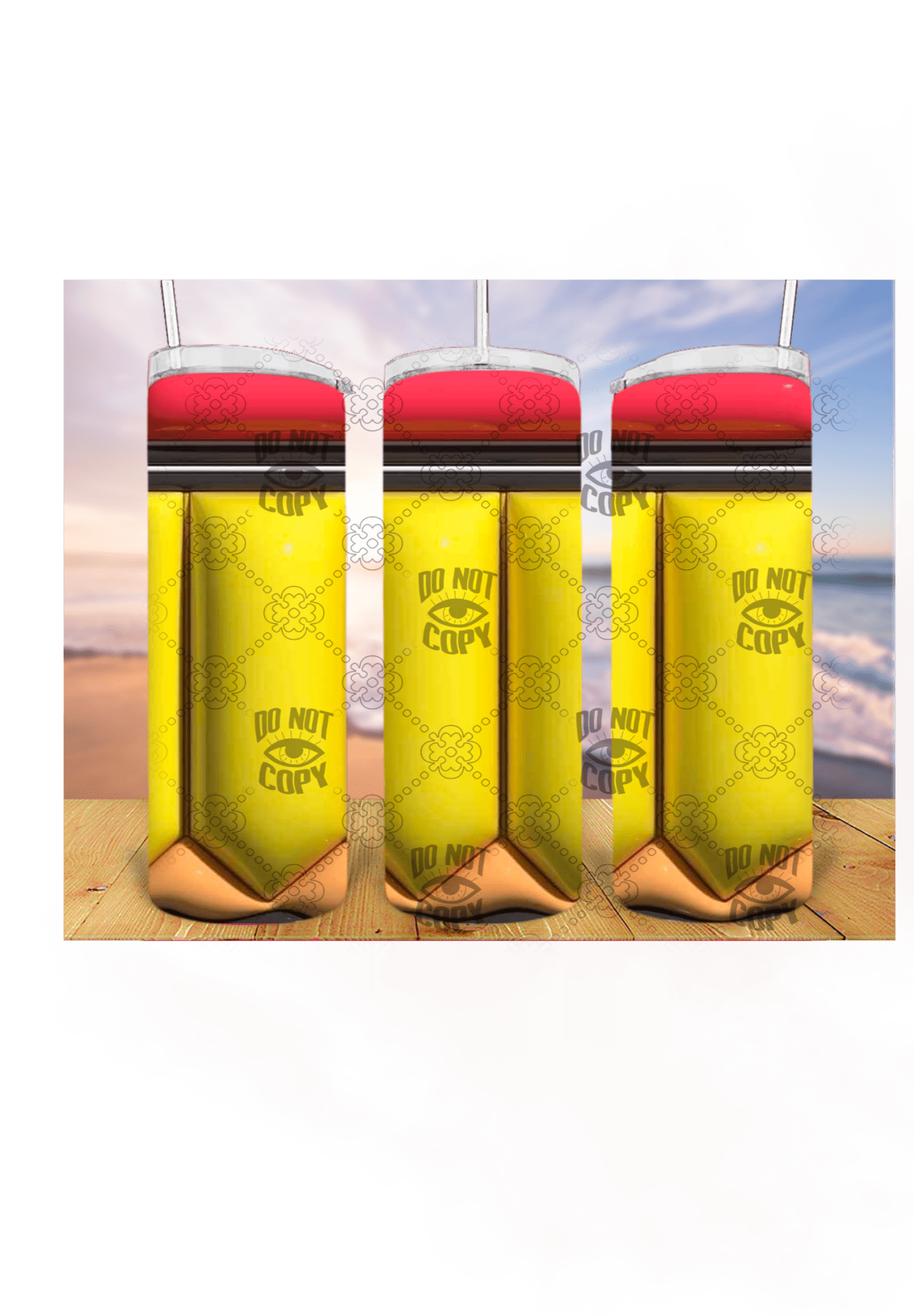 Pencil Teacher 3D 20oz Tumbler Sublimation Print - KT SUBLIMATION, DTF AND MORE LLC