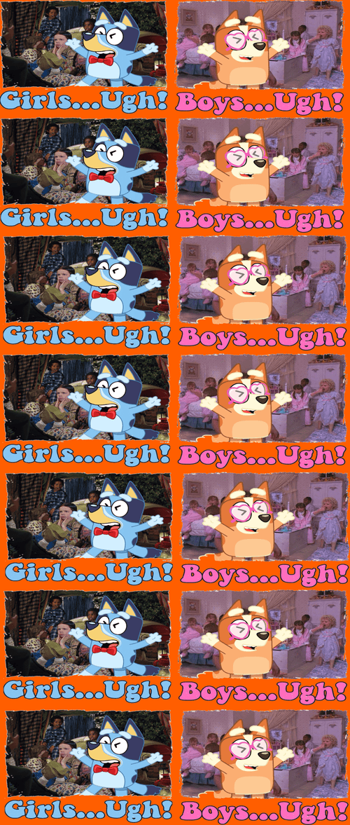 Playful Blue Dog Valentine DTF Gang Sheet | Ready - to - Press | Cute & Customizable - KT SUBLIMATION, DTF AND MORE LLC