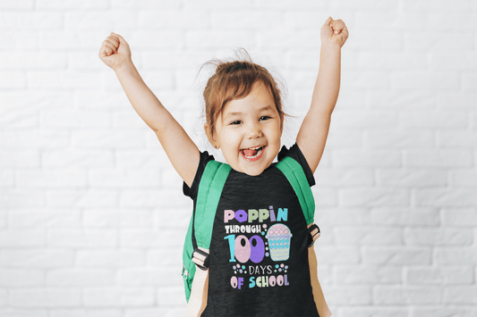 Poppin through 100 Days of School DTF - KT SUBLIMATION, DTF AND MORE LLC