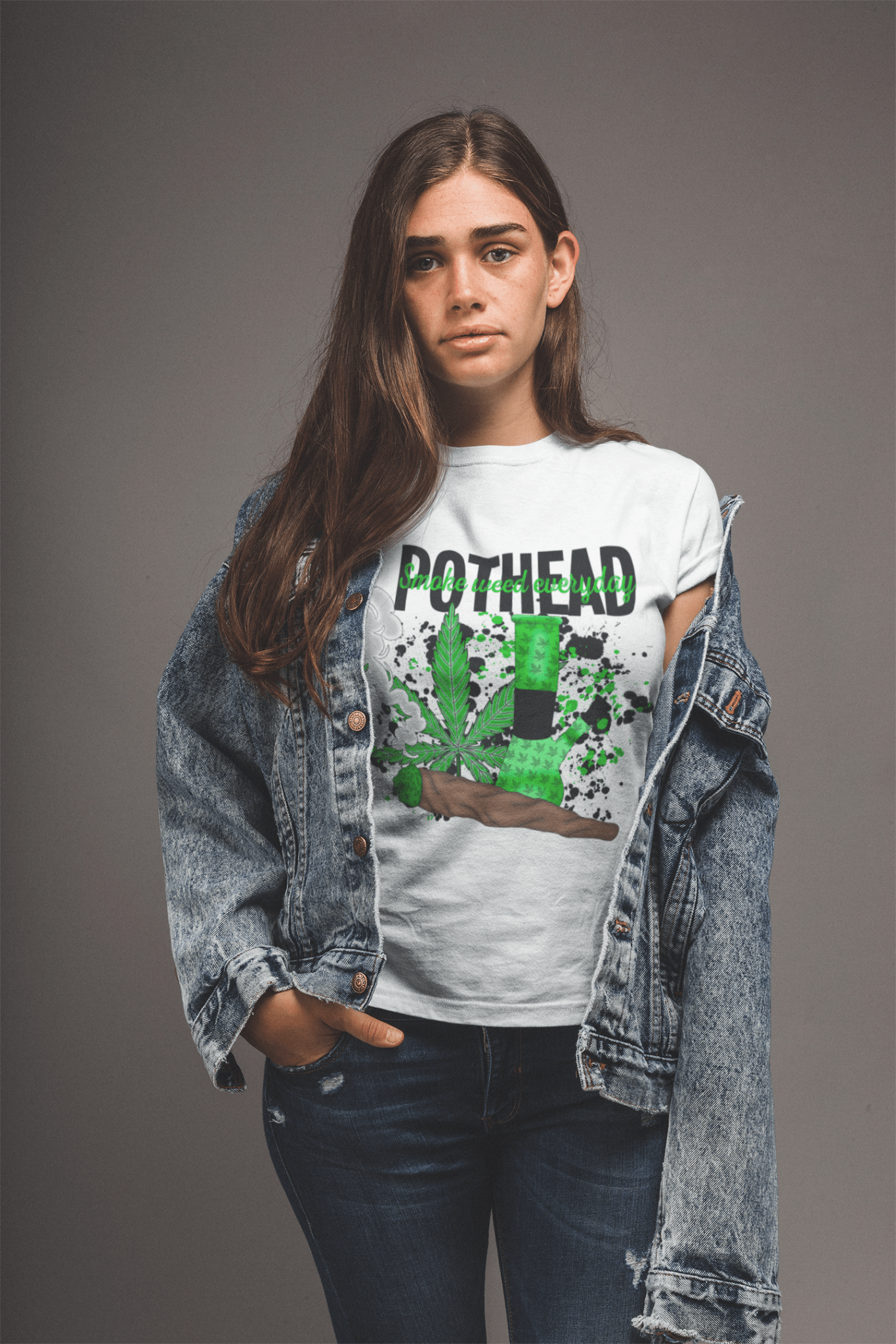 Pothead DTF Transfer – Celebrate Cannabis Culture in Style!