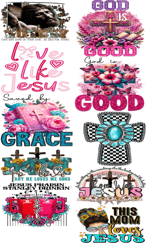 Pre - Made Christian DTF Transfer – Faith - Based Designs for Custom Apparel ✝️🔥 - KT SUBLIMATION, DTF AND MORE LLC