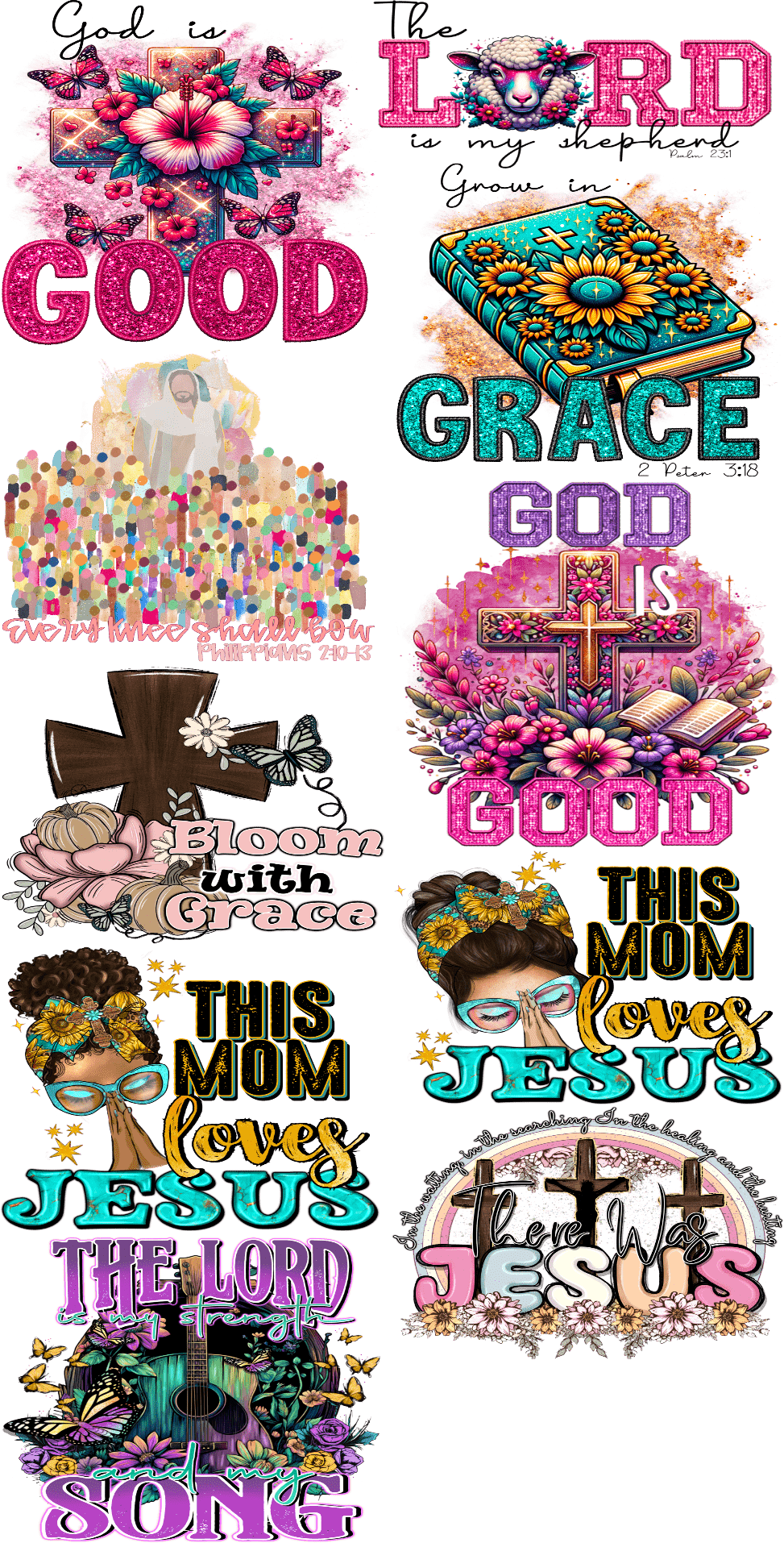 Pre-Made Christian DTF Transfer – Faith-Based Designs for Custom Apparel ✝️🔥