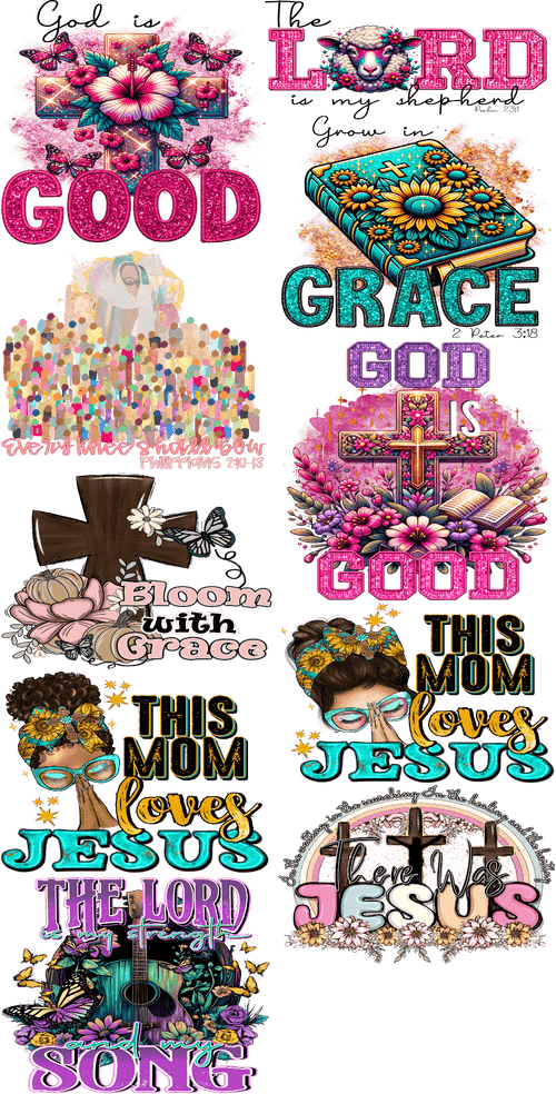 Pre - Made Christian DTF Transfer – Faith - Based Designs for Custom Apparel ✝️🔥 - KT SUBLIMATION, DTF AND MORE LLC