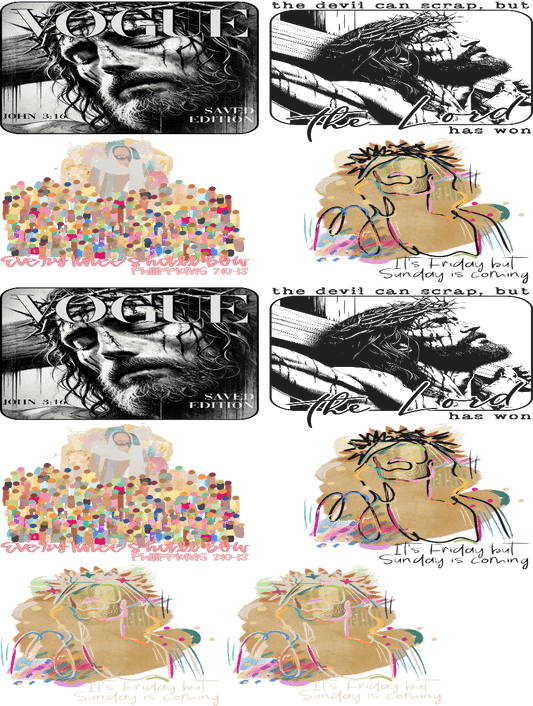 Pre - Made Christian DTF Transfer – Faith - Based Designs for Custom Apparel - KT SUBLIMATION, DTF AND MORE LLC
