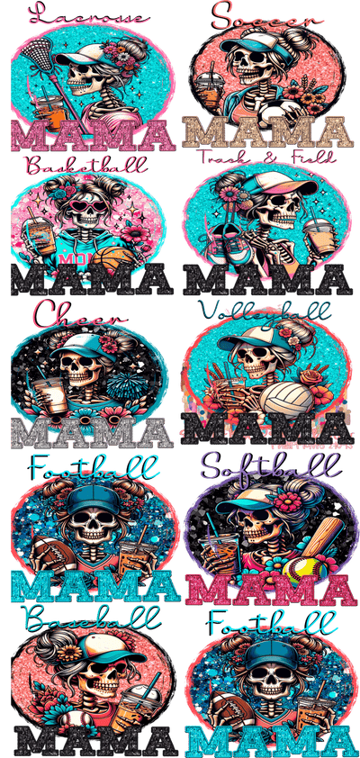 Pre - Made Sport Mama DTF Transfer – Perfect for Proud Sports Moms! 🏆💖 - KT SUBLIMATION, DTF AND MORE LLC