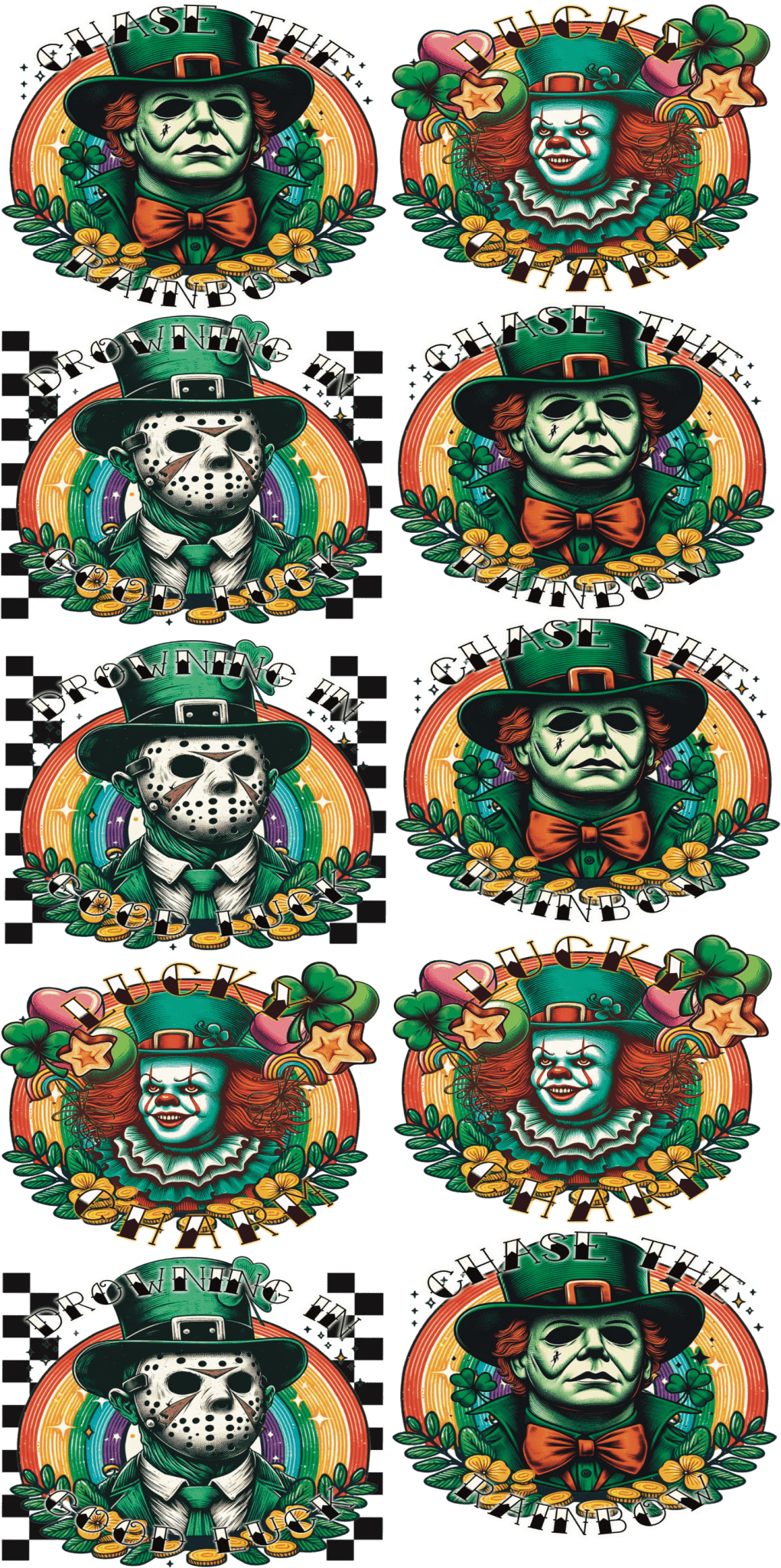 Pre - Made St. Patrick’s Day DTF Gang Sheet – Lucky & Festive Designs for Custom Apparel - KT SUBLIMATION, DTF AND MORE LLC
