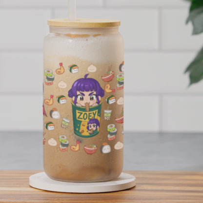 K-Pop 16oz UV DTF Wrap – Waterproof, Ready to Apply Cup Wrap for Libbey Glass Cans