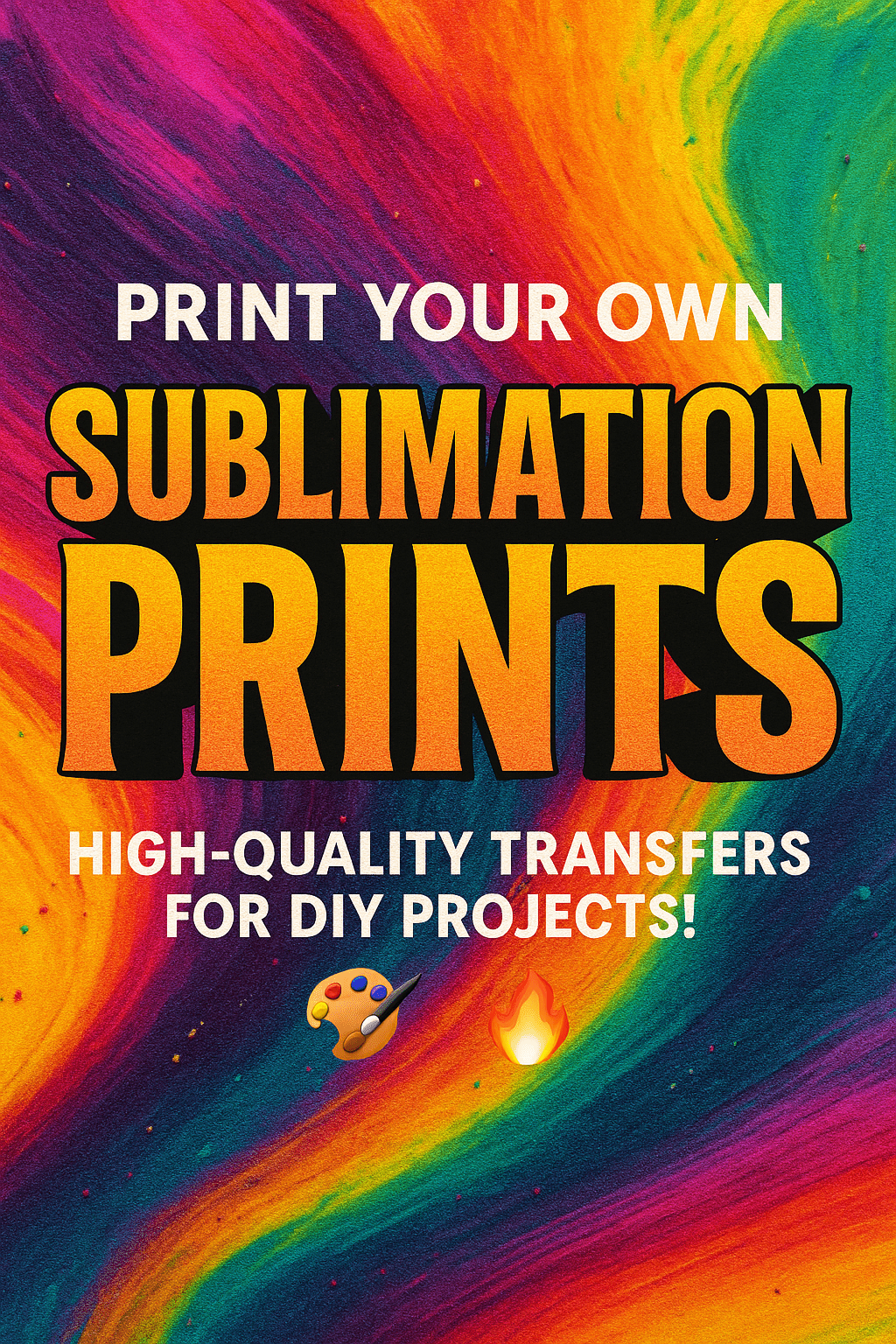 Print Your Own Sublimation Prints – High-Quality Transfers for DIY Projects! 🎨🔥