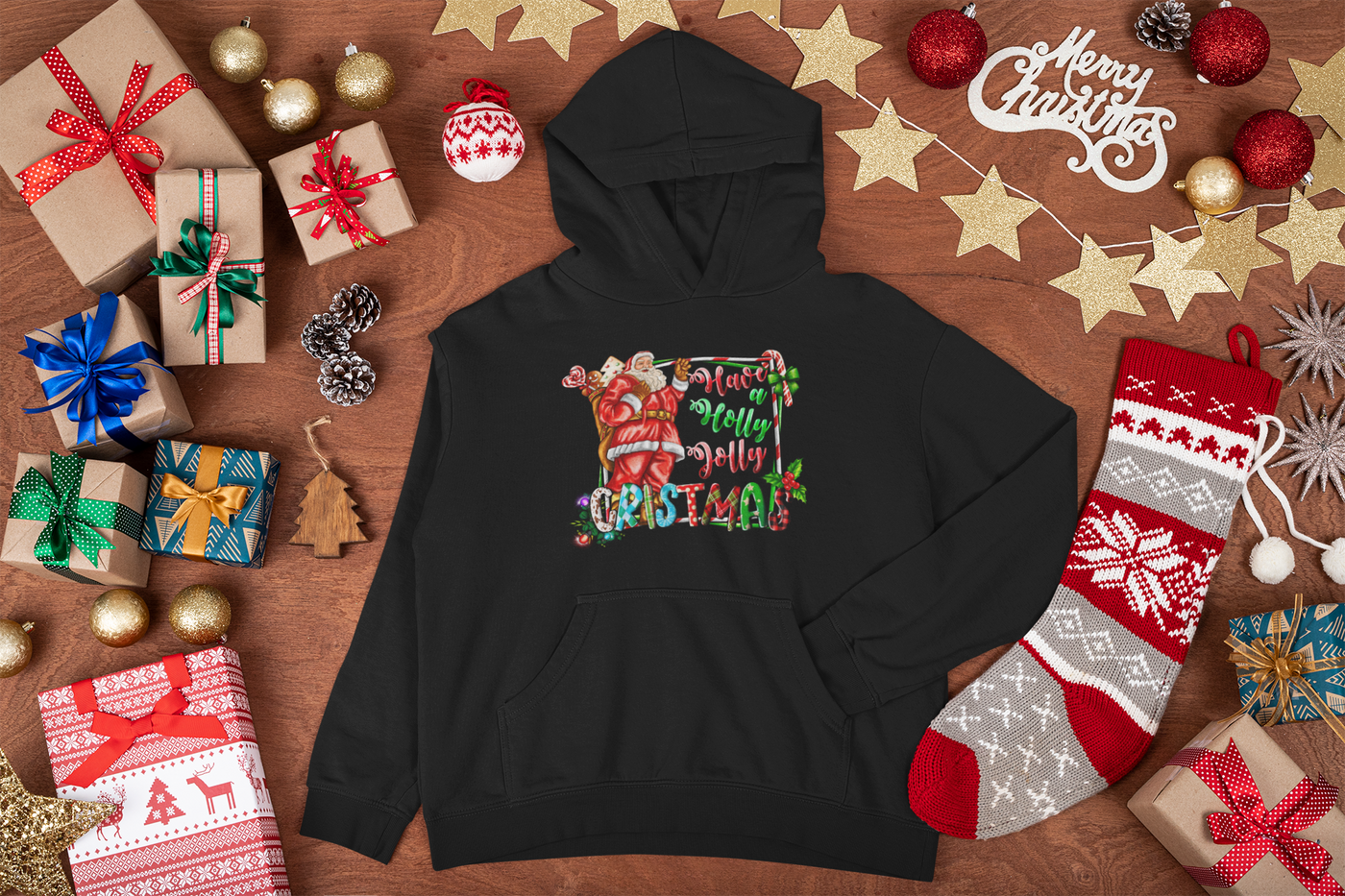 Have a Holly Jolly Christmas DTF - Custom Holiday Tee