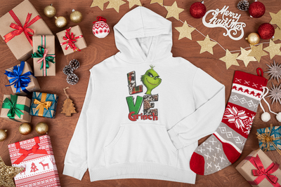 Love Grinch DTF, The Grinch Design DTF, Christmas Dtf