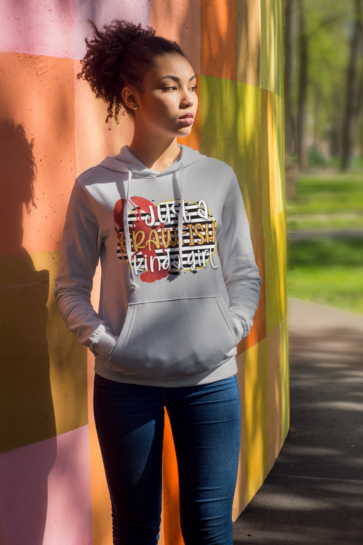 Just a crawfish kinda girl DTF, Ready to Press, DTF Transfer Print