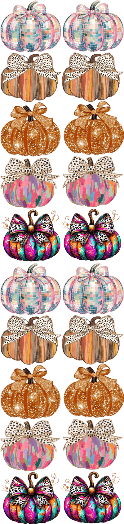Pumpkin Autumn 2 Gang Sheet - KT SUBLIMATION, DTF AND MORE LLC